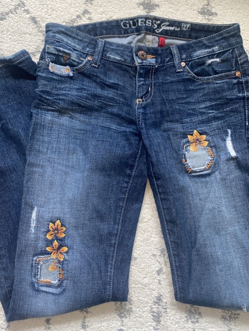 Vintage Guess Dark/Medium wash Denim Jeans - Picture 5 of 11